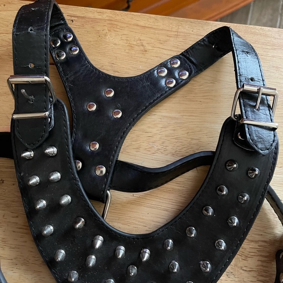 Spike Studded Dog Harness Black Training Med to Large dog - Picture 8 of 12